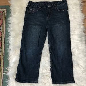 Girls Lulu Luo Capri Jeans
